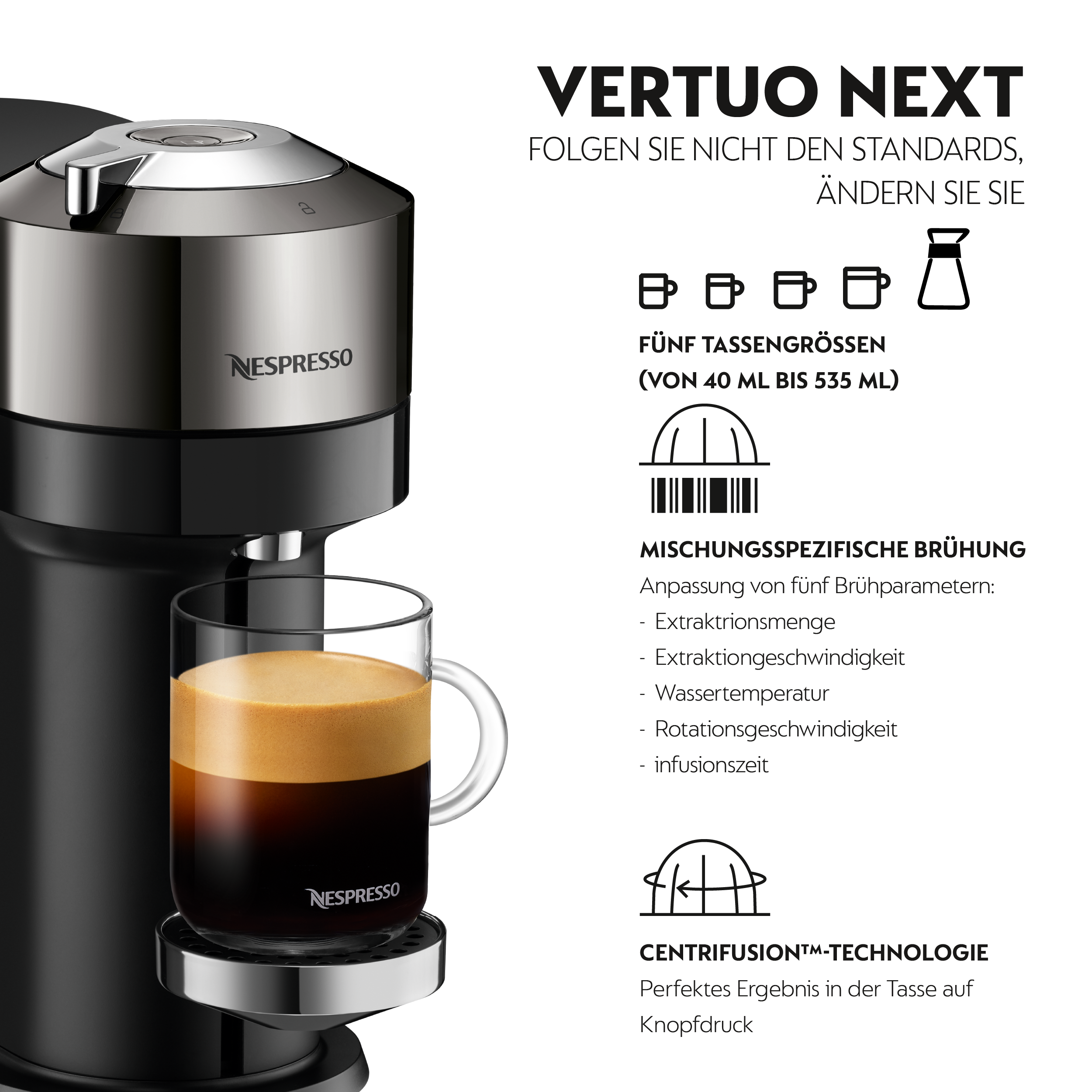 Nespresso Vertuo Next Deluxe XN910CCH